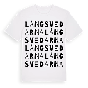 Långsvedarna ordlek t-shirt – ekologisk bomull t-shirt från Pinshirt