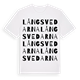 Långsvedarna ordlek t-shirt