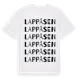 White t-shirt med Lappåsen ordlek t-shirt