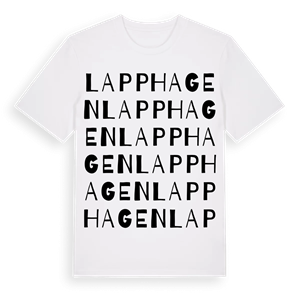 Lapphagen ordlek t-shirt – ekologisk bomull t-shirt från Pinshirt