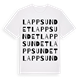 Lappsundet ordlek t-shirt