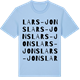 Blue Soul t-shirt med Lars-Jons ordlek t-shirt