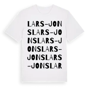 Lars-Jons ordlek t-shirt – ekologisk bomull t-shirt från Pinshirt