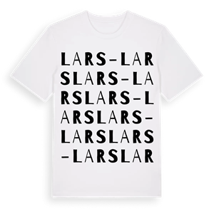 Lars-Lars ordlek t-shirt – ekologisk bomull t-shirt från Pinshirt