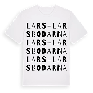Lars-Larsbodarna ordlek t-shirt – ekologisk bomull t-shirt från Pinshirt