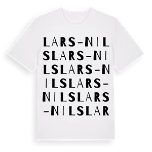 Lars-Nils ordlek t-shirt – ekologisk bomull t-shirt från Pinshirt