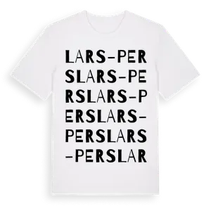Lars-Pers ordlek t-shirt – ekologisk bomull t-shirt från Pinshirt