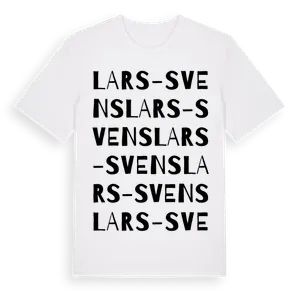 Lars-Svens ordlek t-shirt – ekologisk bomull t-shirt från Pinshirt