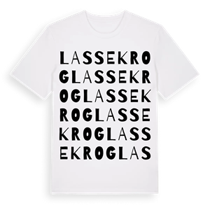 Lassekrog ordlek t-shirt – ekologisk bomull t-shirt från Pinshirt