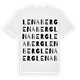 White t-shirt med Lenaberg ordlek t-shirt