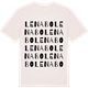 Vintage White t-shirt med Lenabo ordlek t-shirt