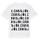 Lennsjö ordlek t-shirt