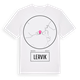 White t-shirt med Lervik t-shirt