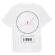 White t-shirt med Lervik t-shirt