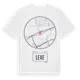 White t-shirt med Lexe t-shirt