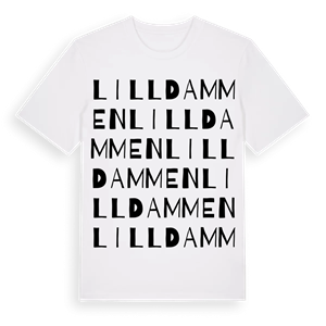Lilldammen ordlek t-shirt – ekologisk bomull t-shirt från Pinshirt