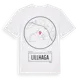 White t-shirt med Lillhaga t-shirt
