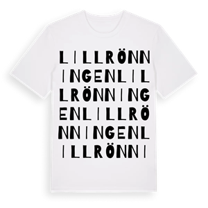 Lillrönningen ordlek t-shirt – ekologisk bomull t-shirt från Pinshirt