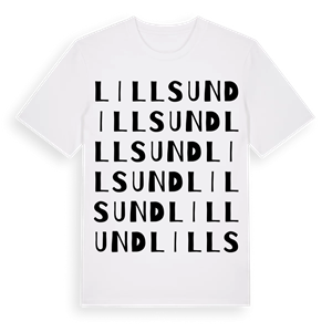 Lillsund ordlek t-shirt – ekologisk bomull t-shirt från Pinshirt