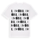 White t-shirt med Limön ordlek t-shirt
