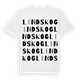 Lindskog ordlek t-shirt