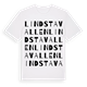 Lindstavallen ordlek t-shirt