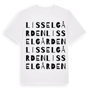 Lisselgården ordlek t-shirt – ekologisk bomull t-shirt från Pinshirt
