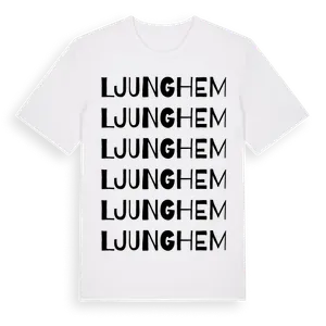 Ljunghem ordlek t-shirt – ekologisk bomull t-shirt från Pinshirt