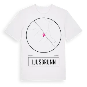 Ljusbrunn t-shirt – ekologisk bomull t-shirt från Pinshirt