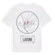White t-shirt med Ljusne t-shirt