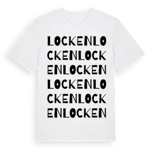 Locken ordlek t-shirt – ekologisk bomull t-shirt från Pinshirt