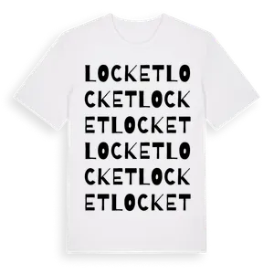 Locket ordlek t-shirt – ekologisk bomull t-shirt från Pinshirt