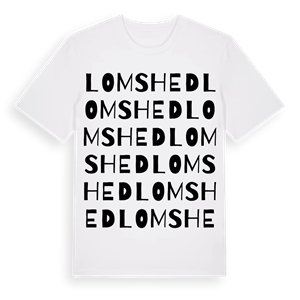 Lomshed ordlek t-shirt – ekologisk bomull t-shirt från Pinshirt