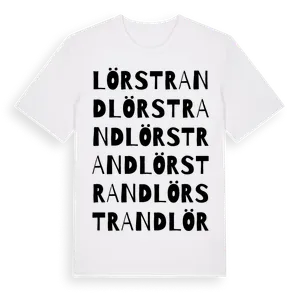 Lörstrand ordlek t-shirt – ekologisk bomull t-shirt från Pinshirt