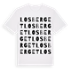 Losberget ordlek t-shirt