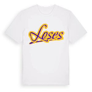 Loses baseball t-shirt – ekologisk bomull t-shirt från Pinshirt