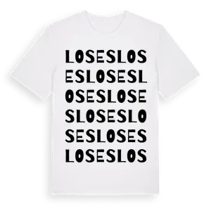 Loses ordlek t-shirt – ekologisk bomull t-shirt från Pinshirt
