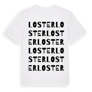 Loster ordlek t-shirt – ekologisk bomull t-shirt från Pinshirt