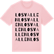 Pink Cotton t-shirt med Losvallen ordlek t-shirt