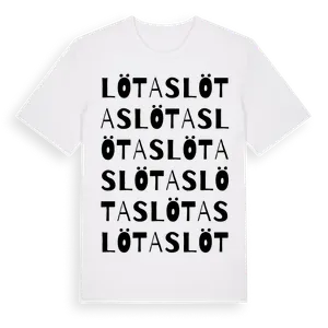 Lötas ordlek t-shirt – ekologisk bomull t-shirt från Pinshirt