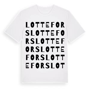 Lottefors ordlek t-shirt – ekologisk bomull t-shirt från Pinshirt