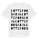 Lottefors bruk ordlek t-shirt