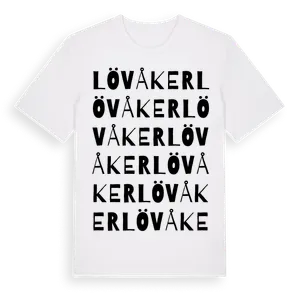 Lövåker ordlek t-shirt – ekologisk bomull t-shirt från Pinshirt