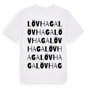 Lövhaga ordlek t-shirt – ekologisk bomull t-shirt från Pinshirt