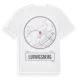 White t-shirt med Ludvigsberg t-shirt