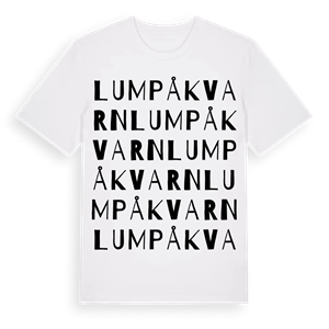 Lumpå kvarn ordlek t-shirt – ekologisk bomull t-shirt från Pinshirt