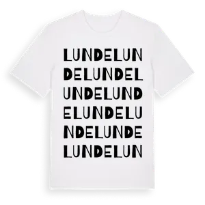 Lunde ordlek t-shirt – ekologisk bomull t-shirt från Pinshirt