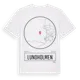 White t-shirt med Lundholmen t-shirt