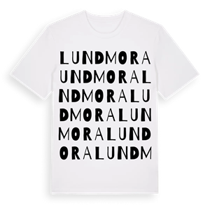 Lundmora ordlek t-shirt – ekologisk bomull t-shirt från Pinshirt
