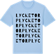 Blue Soul t-shirt med Lycketorp ordlek t-shirt